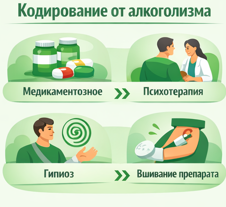 кодирование от алкоголизма в Зуевке Санати